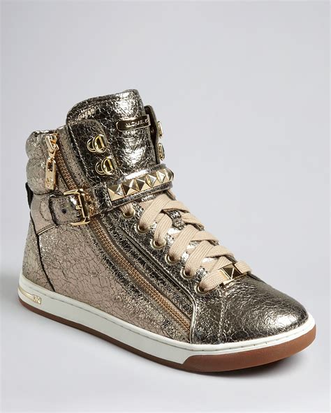 michael kors high top sneakers|Michael Kors bling sneakers.